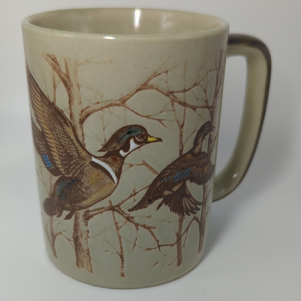 Vintage Embossed Otagiri Duck Mug